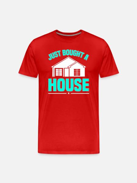 New Homeowner Homeowner Homeowner - Men's Premium Organic T-Shirt - red