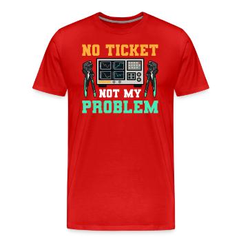 Netzwerkadministrator Systemadministrator Netzwerk - Männer Premium Bio T-Shirt - Rot - Vorne - Damien (186cm)