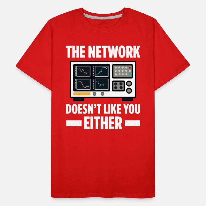 Network Administrator System Administrator Network Men's Premium Organic T-Shirt
