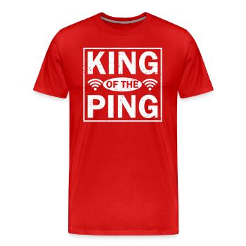 Netzwerkadministrator Systemadministrator Netzwerk - Männer Premium Bio T-Shirt - Rot - Vorne - Damien (186cm)