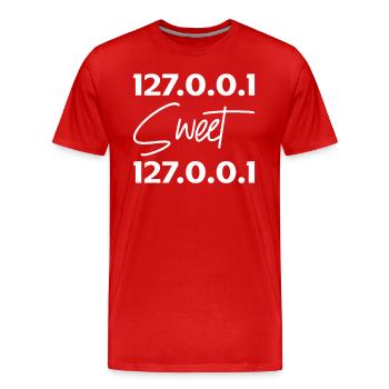 Netzwerkadministrator Systemadministrator Netzwerk - Männer Premium Bio T-Shirt - Rot - Vorne - Damien (186cm)