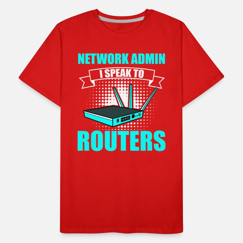 Network Administrator System Administrator Network Men's Premium Organic T-Shirt