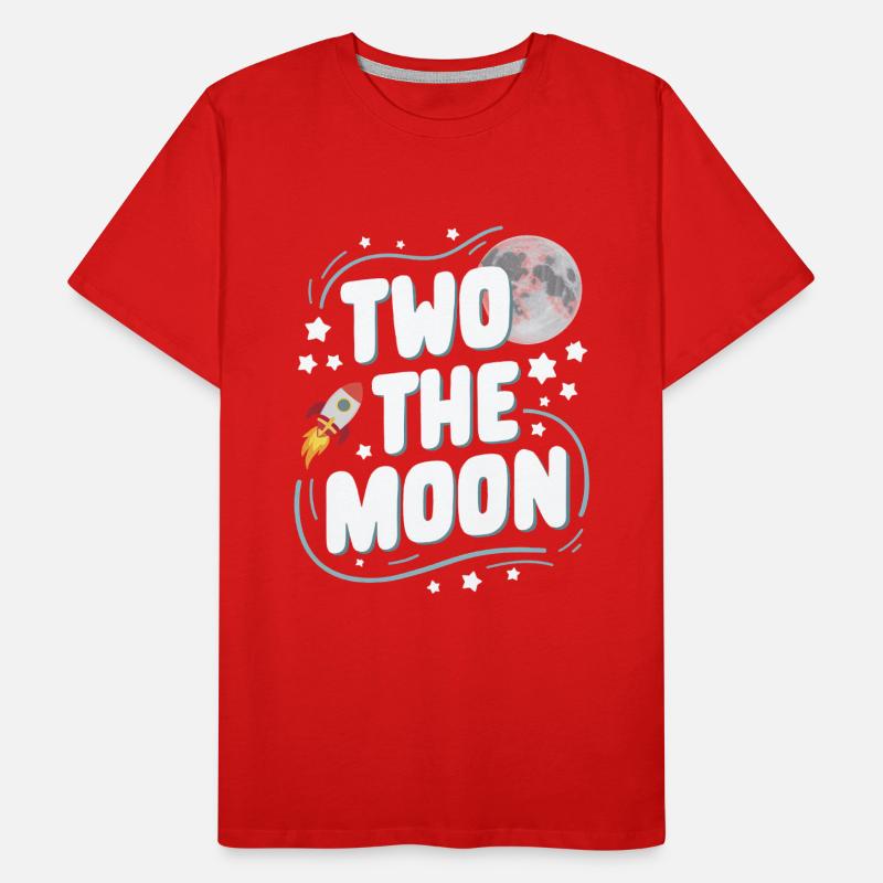 Second Birthday Space Celebration Men's Premium Organic T-Shirt