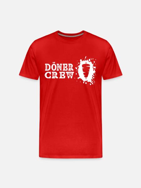 Döner Kebab Crew - Mitarbeiter - Männer Premium Bio T-Shirt - Rot