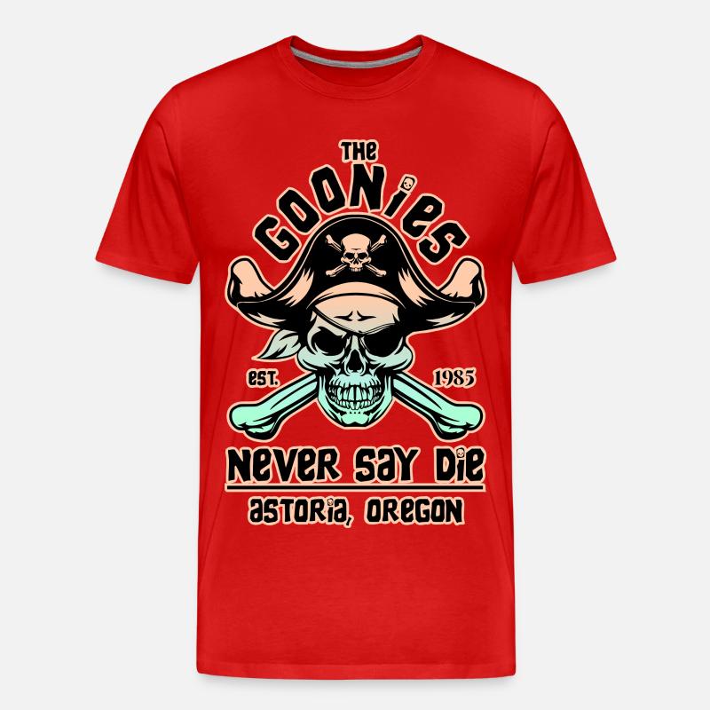 THE GOONIES 8 - Männer Premium Bio T-Shirt - Rot