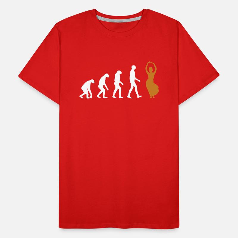Belly Dancer Evolution Shimmy Workout Belly Dancer Men's Premium Organic T-Shirt