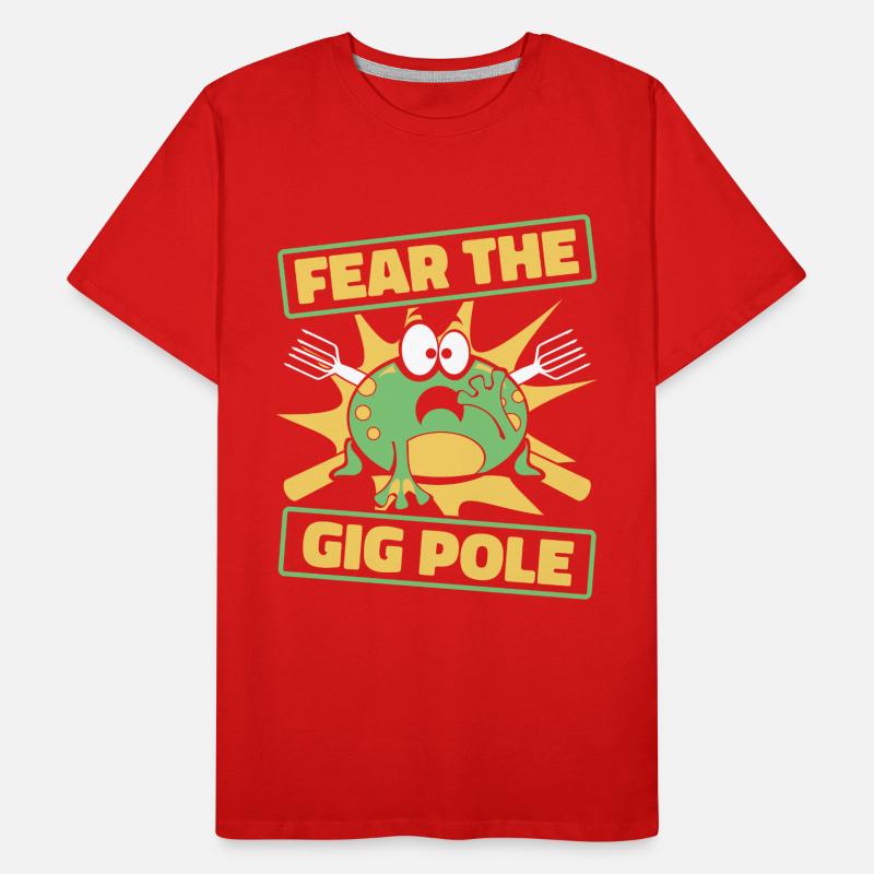 Fear The Gig Pole Toad Tadpole Tree Frog Men's Premium Organic T-Shirt
