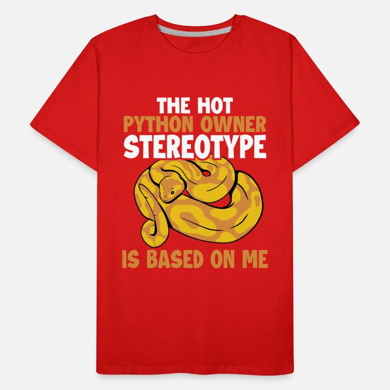 Stéréotype du propriétaire de Hot Python basé sur Me Banana T-shirt bio Premium Homme