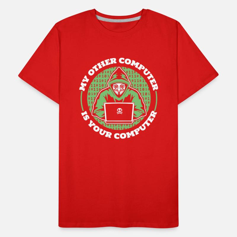 My Other Computer Is Your Computer Phishing Men's Premium Organic T-Shirt