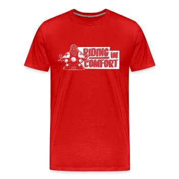 Riding In Comfort Dreirad Motorrad Threewheeler - Männer Premium Bio T-Shirt - Rot - Vorne - Damien (186cm)