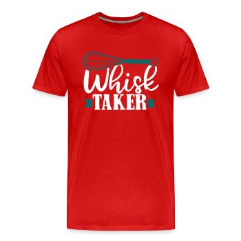 Whisk Taker Bakery Confectioner Hobby Baker Baker - Men's Premium Organic T-Shirt - red - Front - Damien (186cm)