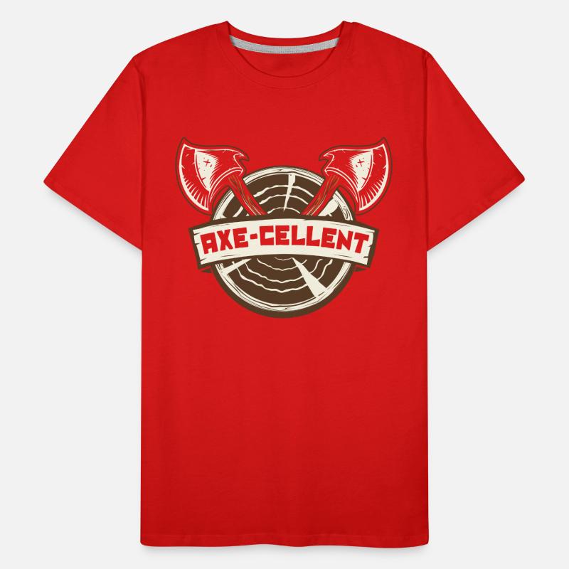 Axe Cellent Axe Throwing Competition Game Axe Men's Premium Organic T-Shirt