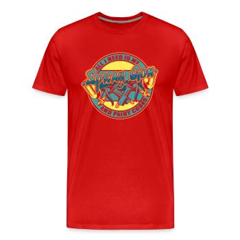 All I Need Is Spray Gun And Paint Codes Vehicle - Men's Premium Organic T-Shirt - red - Front - Damien (186cm)