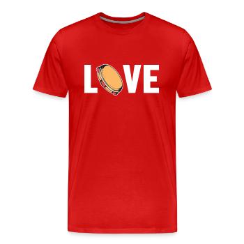 Capoeira Love Ginga Capoeirista Tanz - Männer Premium Bio T-Shirt - Rot - Vorne - Damien (186cm)