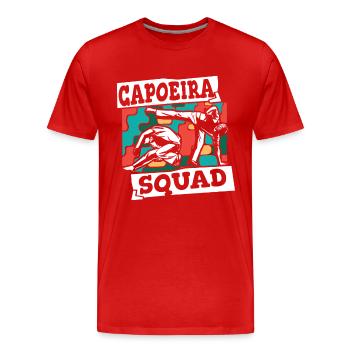 Capoeira Squad Ginga Capoeirista Tanz - Männer Premium Bio T-Shirt - Rot - Vorne - Damien (186cm)