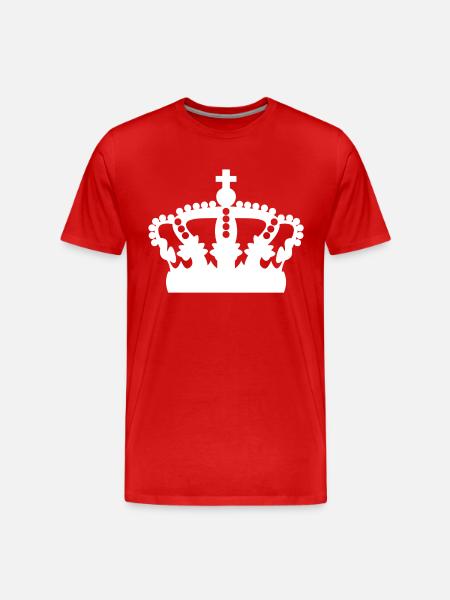 couronne - T-shirt bio Premium Homme - rouge
