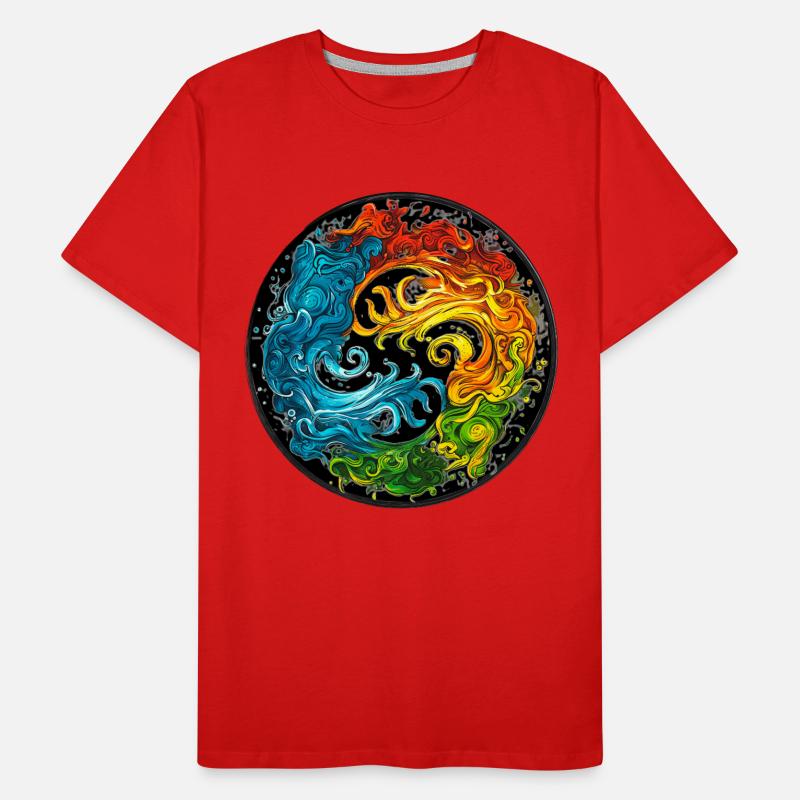 Die Elemente Männer Premium Bio T-Shirt