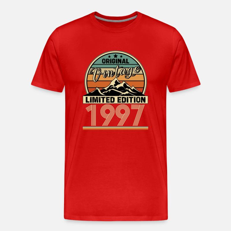 1997 - Männer Premium Bio T-Shirt - Rot