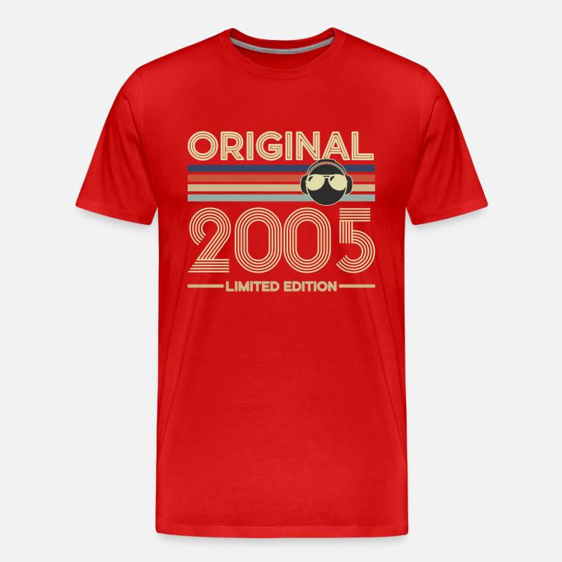 2005 - Männer Premium Bio T-Shirt - Rot