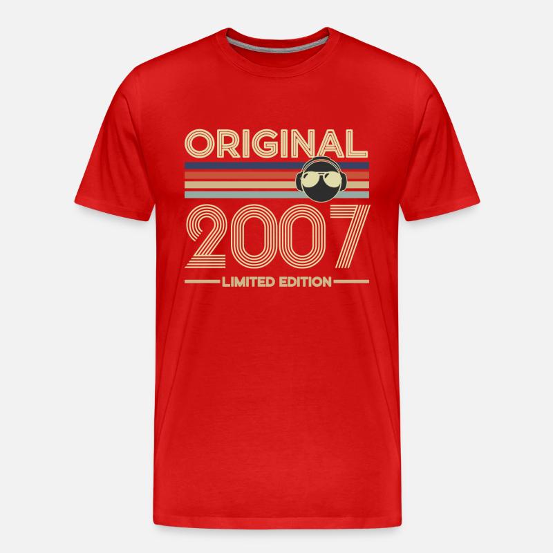 2007 - Männer Premium Bio T-Shirt - Rot