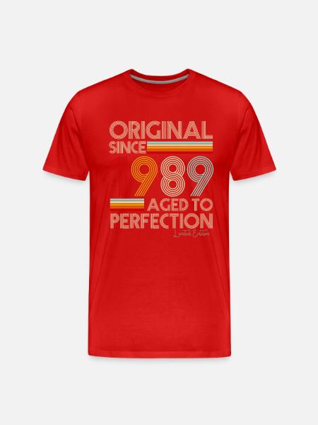 1989 - Men's Premium Organic T-Shirt - red