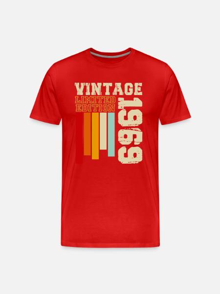 1969 - Men's Premium Organic T-Shirt - red