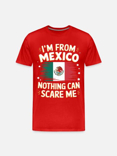 Mexico Mexico Mexican Spanish - Men's Premium Organic T-Shirt - red