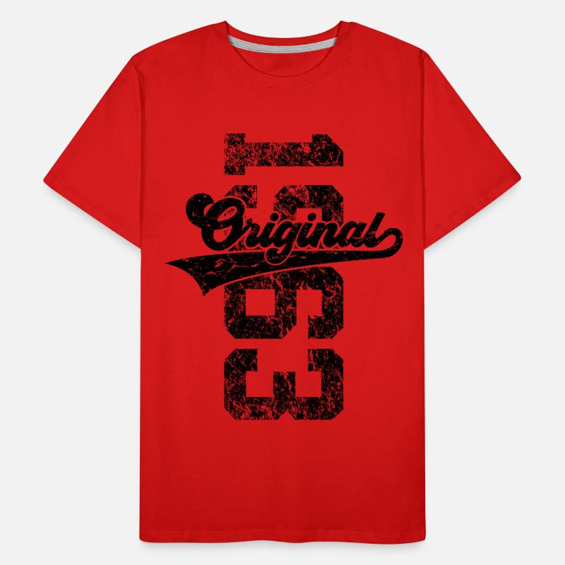 63E ANNIVERSAIRE ORIGINAL 1963 T-shirt bio Premium Homme