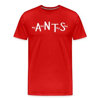 ant ant collector cool ant saying ant - Men's Premium Organic T-Shirt - red - Front - Damien (186cm)