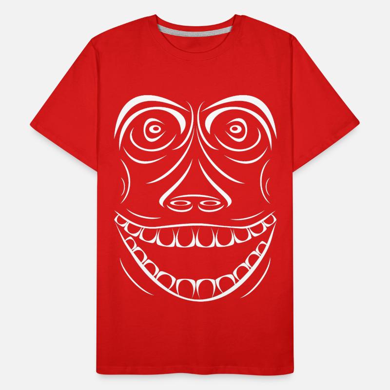 Funny monkey without smallpox Men's Premium Organic T-Shirt