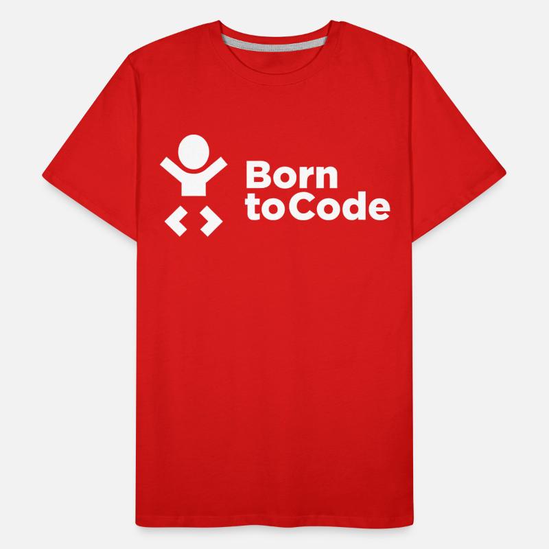 Né pour coder T-shirt bio Premium Homme
