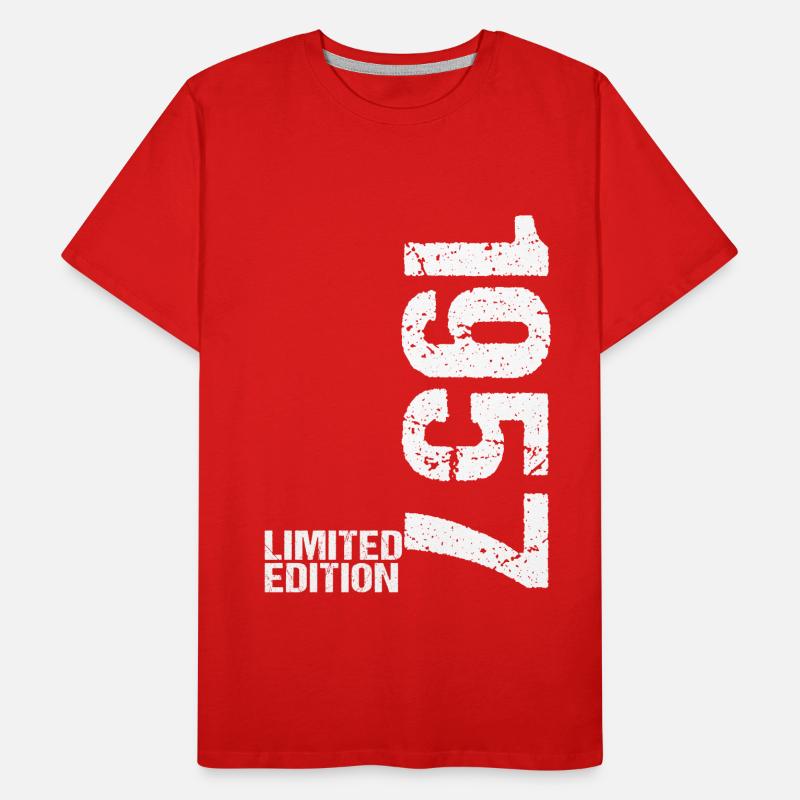 65th birthday 1957 - Gift saying gift idea Men's Premium Organic T-Shirt