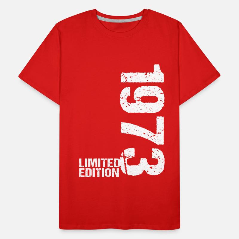 49. Geburtstag 1973 - Geschenk Spruch Geschenkidee Männer Premium Bio T-Shirt