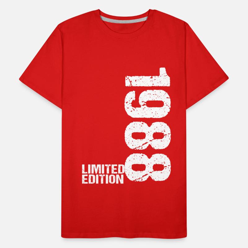 34. Geburtstag 1988- Geschenk Spruch Geschenkidee Männer Premium Bio T-Shirt
