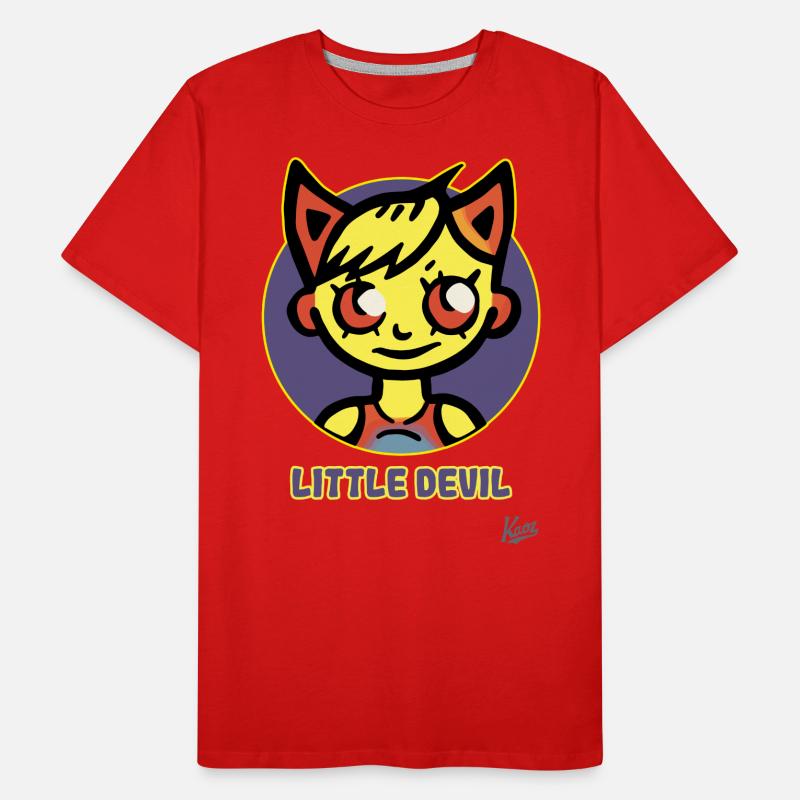 Little devil or little she-devil Men's Premium Organic T-Shirt