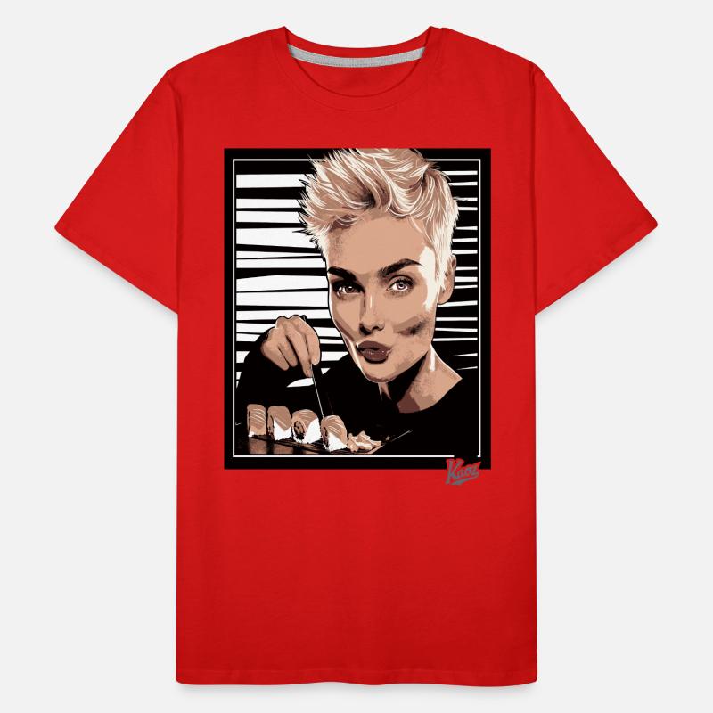 Pixie Cut und Leckeres Trendy Sushi Männer Premium Bio T-Shirt