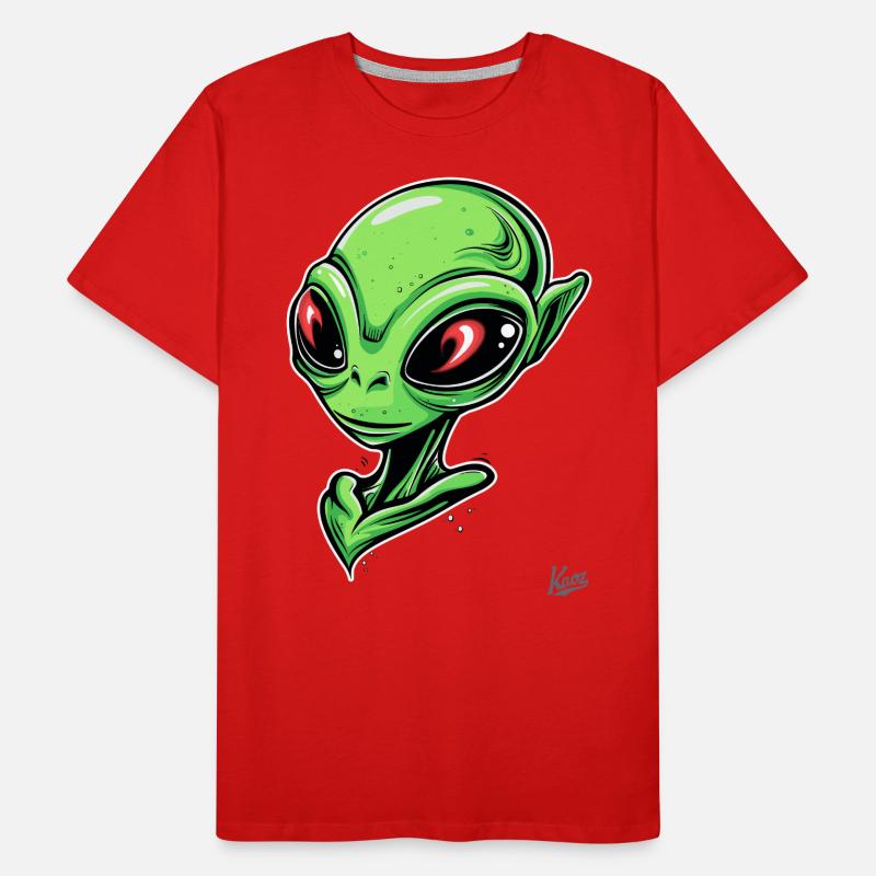 Super Chic Alien Men's Premium Organic T-Shirt