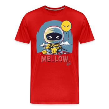 soft marshmallow ninja - Men's Premium Organic T-Shirt - red - Front - Damien (186cm)