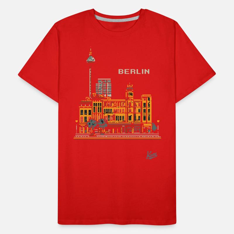 Pixel Berlin T-shirt bio Premium Homme