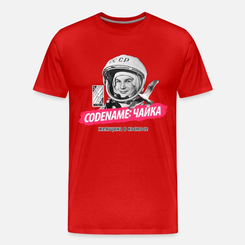 Nom de code: «Чайка» - T-shirt bio Premium Homme - rouge