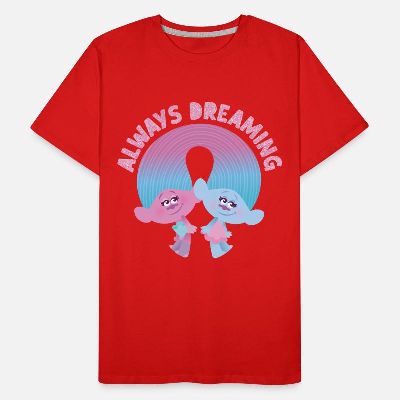 Trolls Always Dreaming Mit Zwei Trolls Männer Premium Bio T-Shirt
