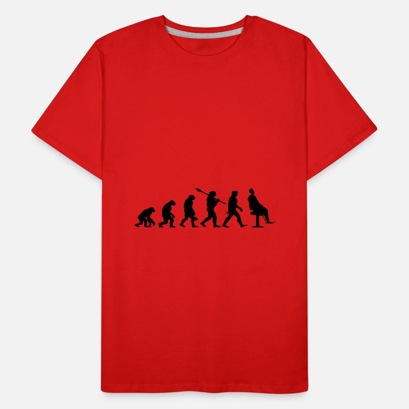 Évolution coiffeur T-shirt bio Premium Homme