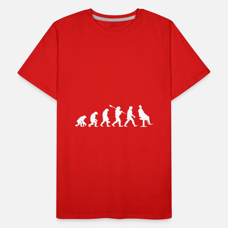 Évolution coiffeur T-shirt bio Premium Homme