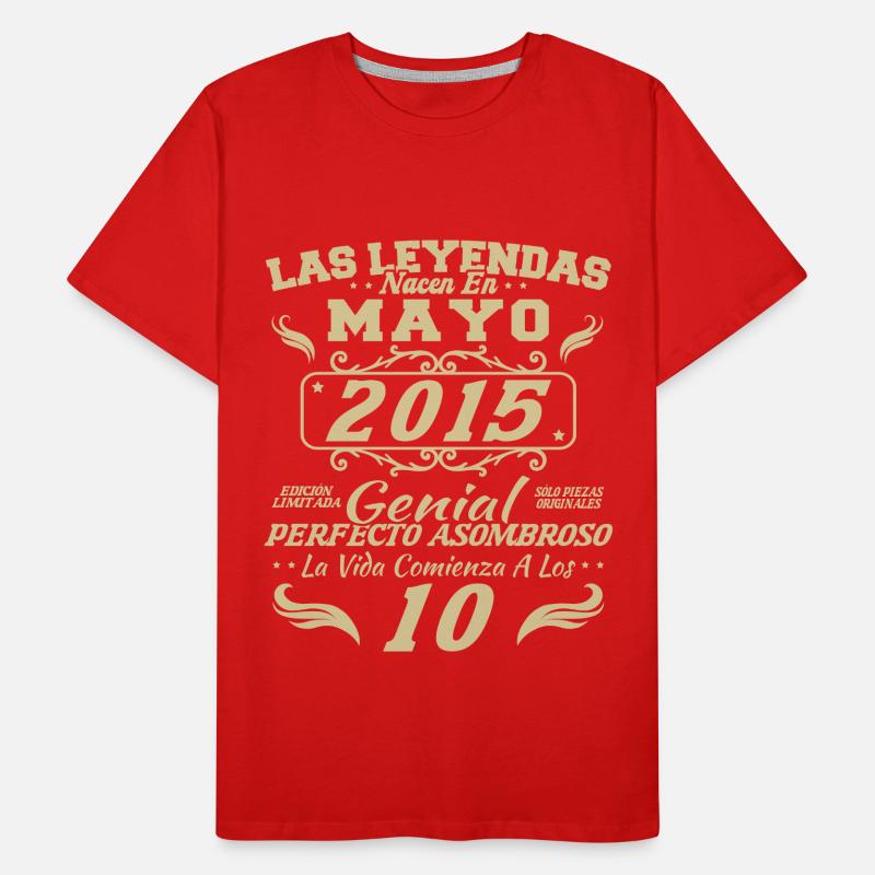 Mai 2015 Vintage Cadeau d’anniversaire T-shirt bio Premium Homme