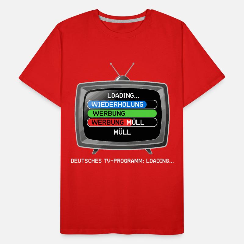 German TV Program: Loading... Men's Premium Organic T-Shirt