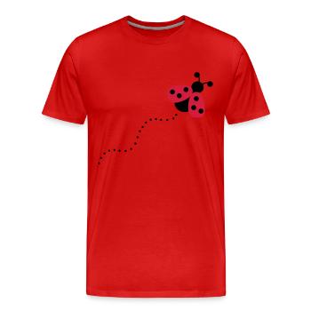 2541614 12868760 Marienkaefer - Männer Premium Bio T-Shirt - Rot - Vorne - Damien (186cm)