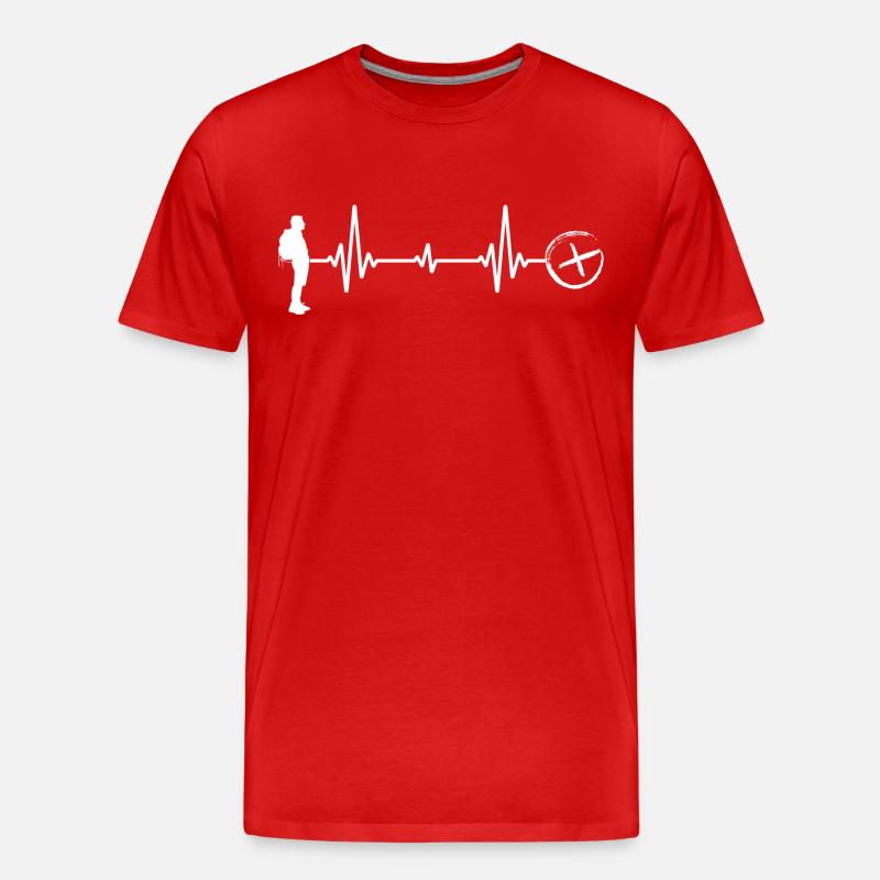 geocache geocaching schnitzeljagd - Männer Premium Bio T-Shirt - Rot