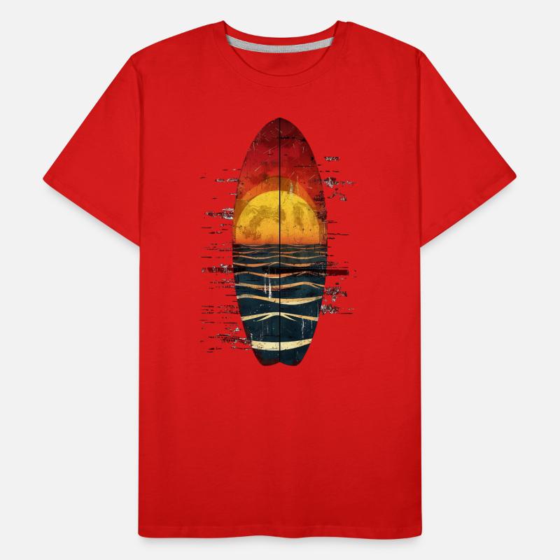 Sunset Surfer Experience Men's Premium Organic T-Shirt