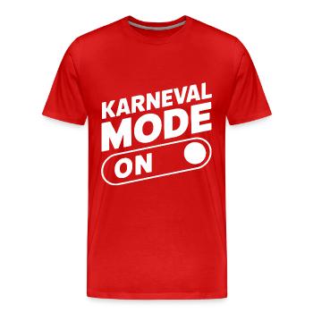 Mode Karneval sur Fasching Fasnet - T-shirt bio Premium Homme - rouge - Devant - Damien (186cm)
