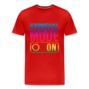 Mode Karneval sur Fasching Fasnet - T-shirt bio Premium Homme - rouge - Devant - Damien (186cm)
